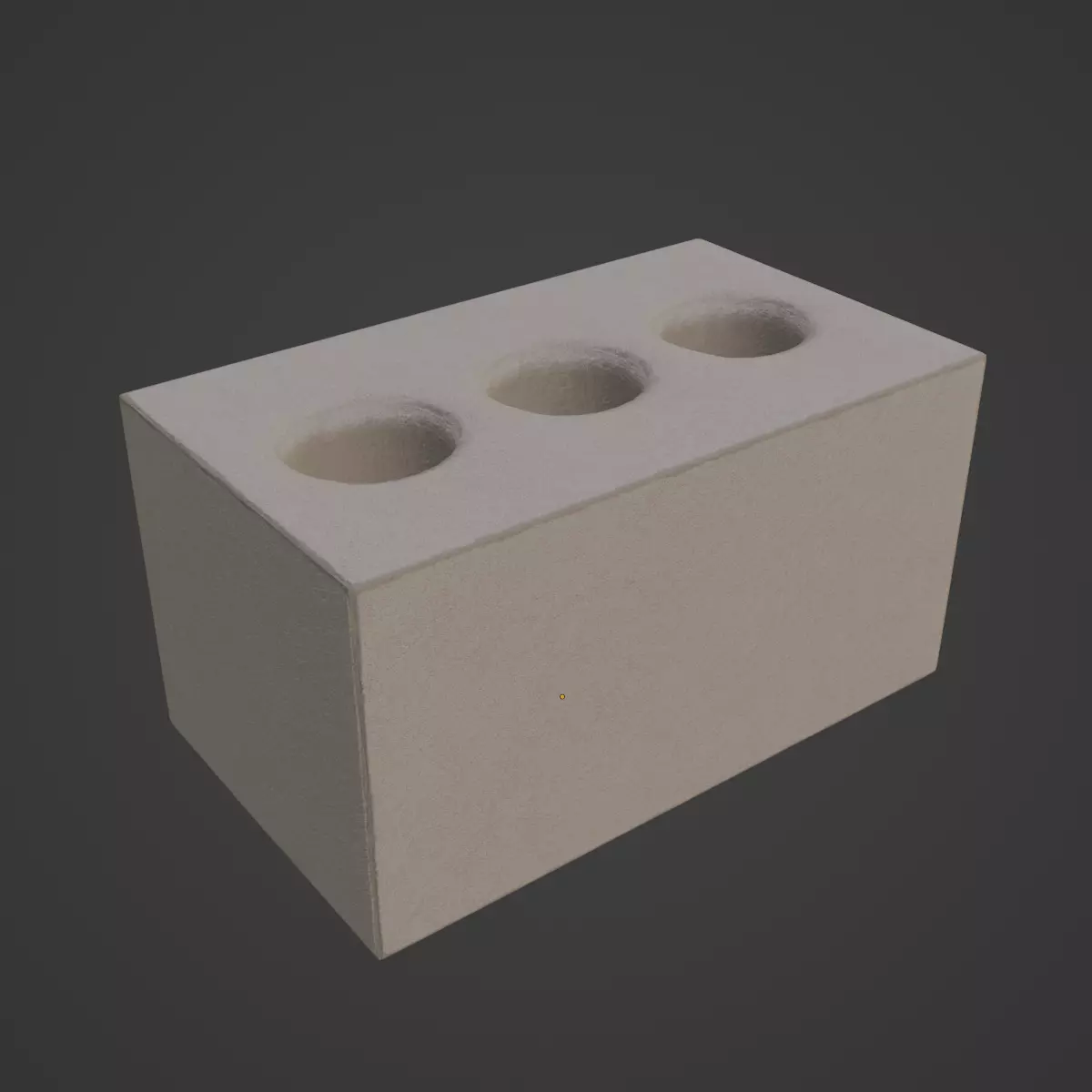 Concrete Brick 05 Low-poly 3D model_6