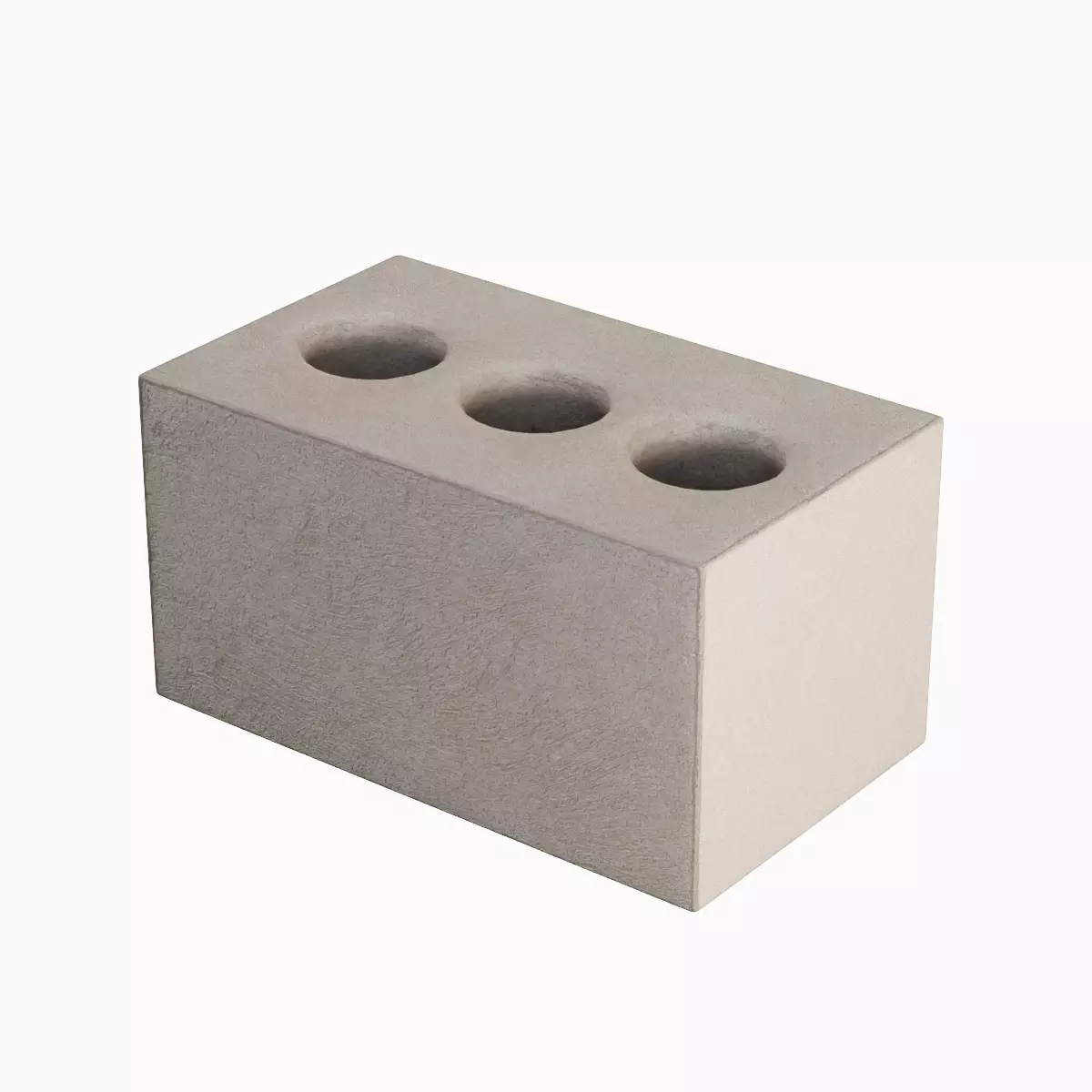 Concrete Brick 05 Low-poly 3D model_0