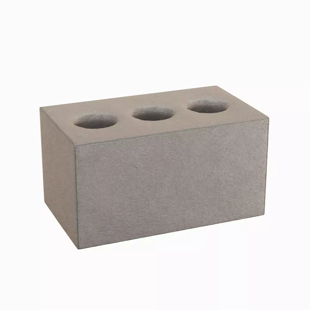 Concrete Brick 05 Low-poly 3D model_2