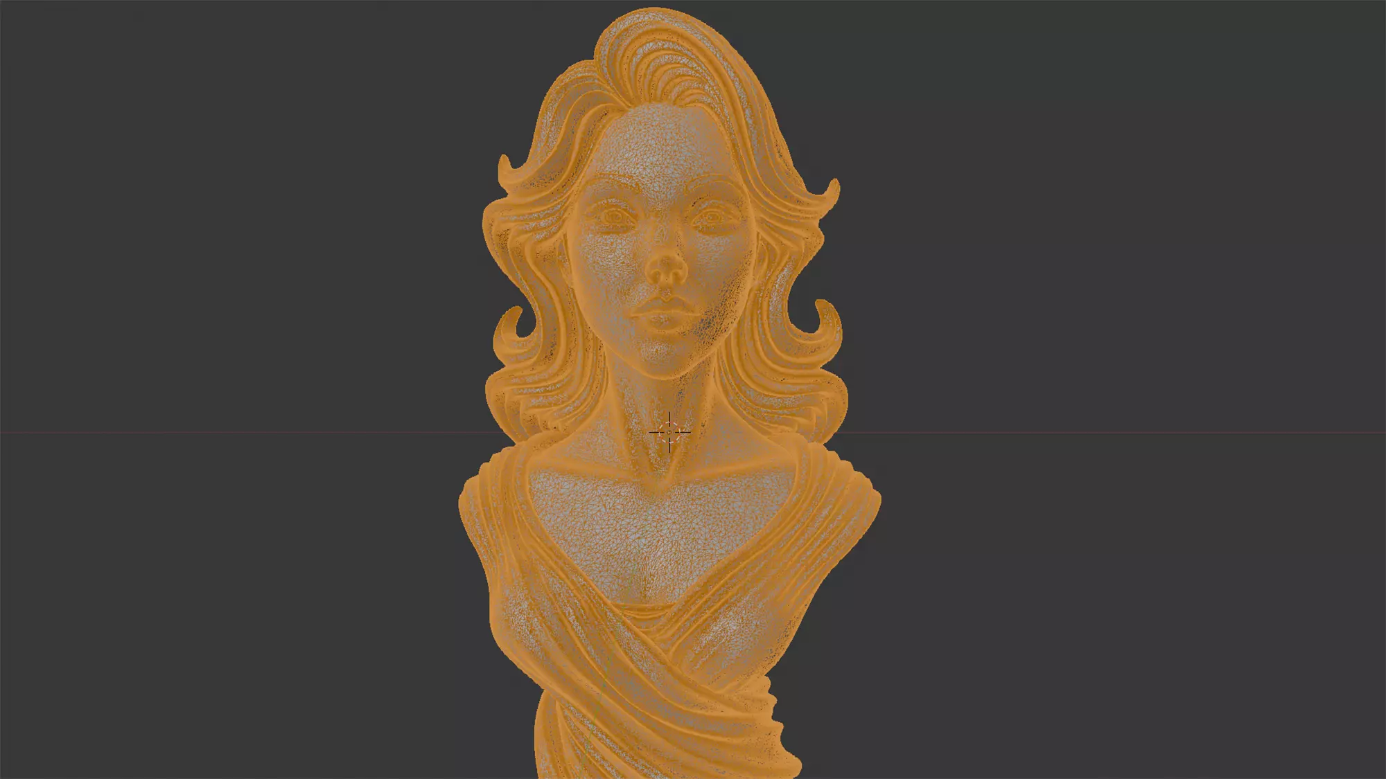 Woman Bust Sculpture 3D Print Model 3D print model_7