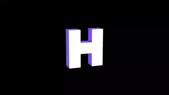 Led Light Sign letter H