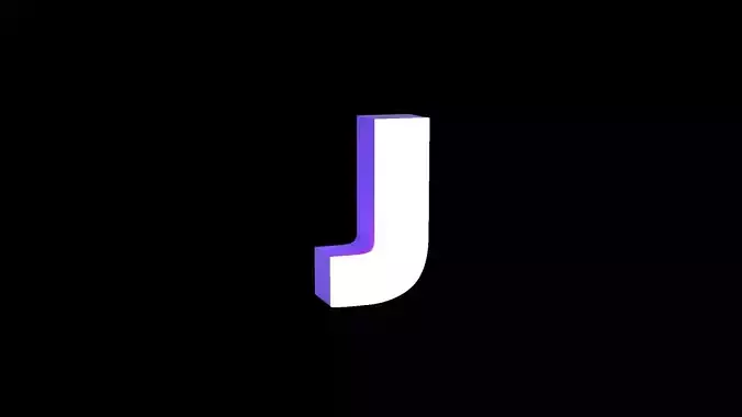 Led Light Sign letter J