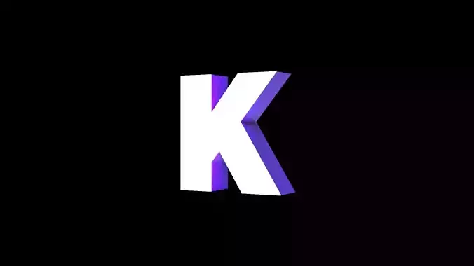 Led Light Sign letter K