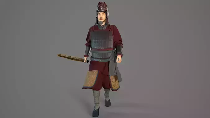 Ancient Chinese warrior 