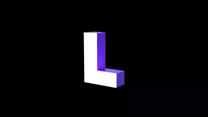 Led Light Sign letter L