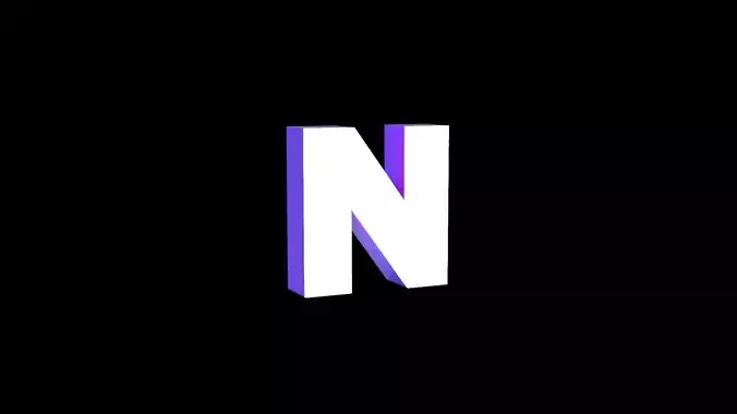 Led Light Sign letter N