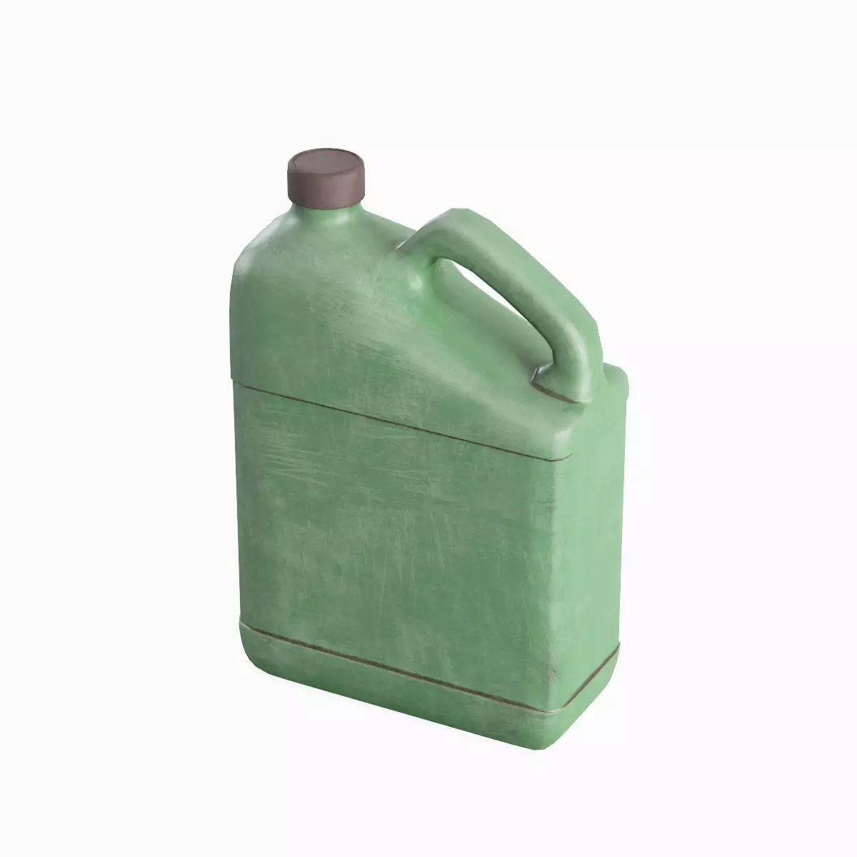 Plastic Jerrycan 06 Low-poly 3D model_4