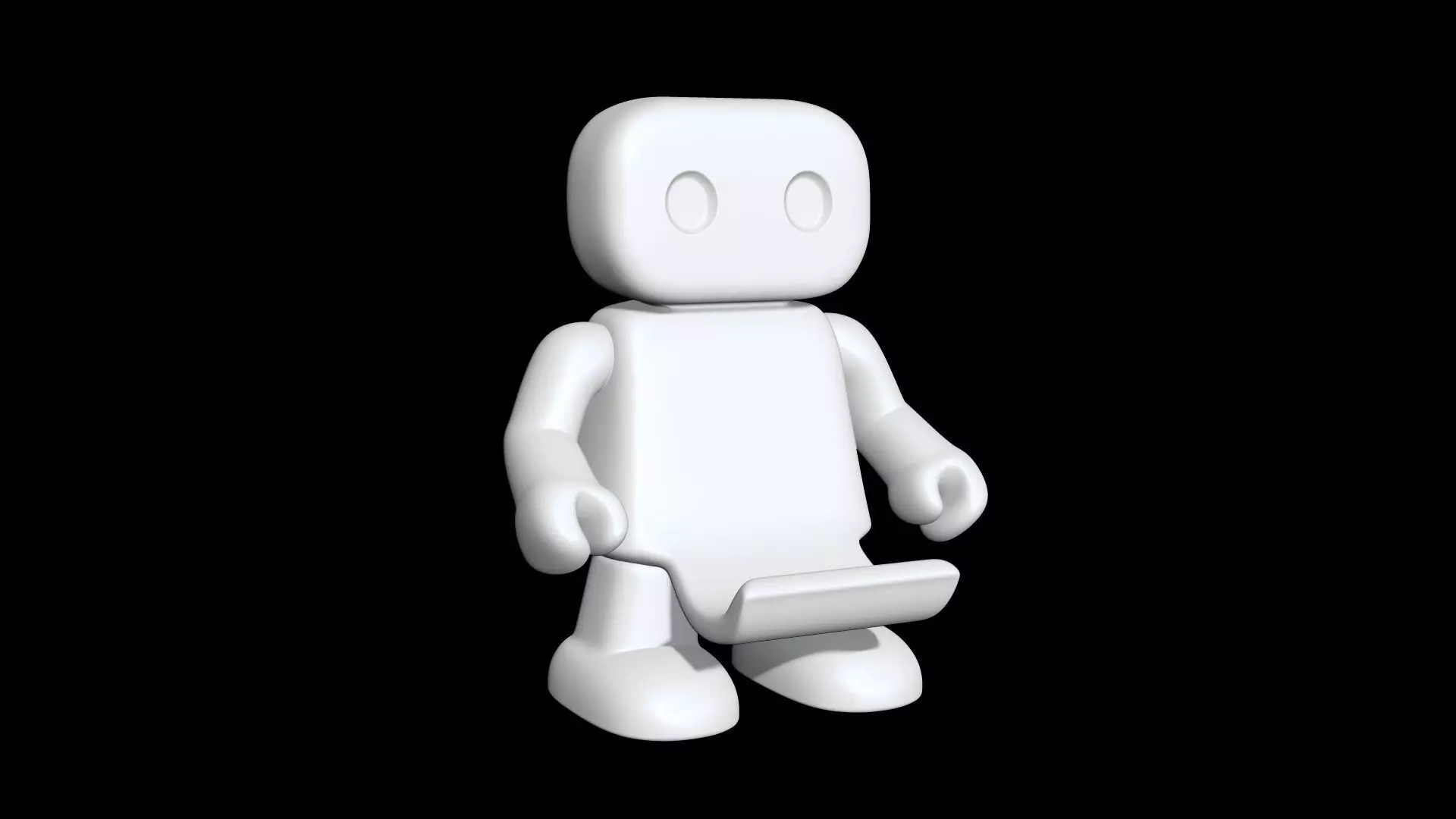 Robot Toy 3D Printable 3D print model_6
