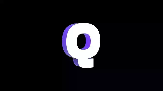 Led Light Sign letter Q