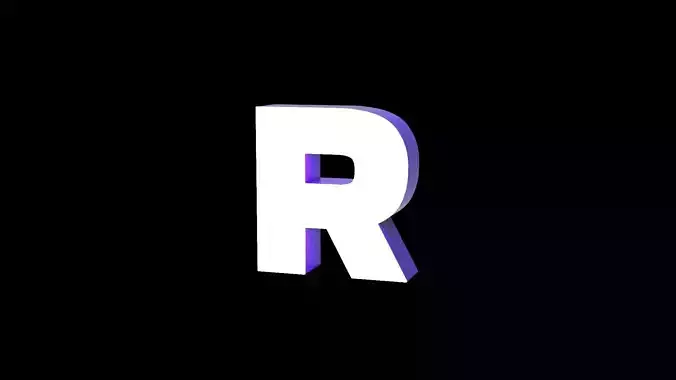 Led Light Sign letter R