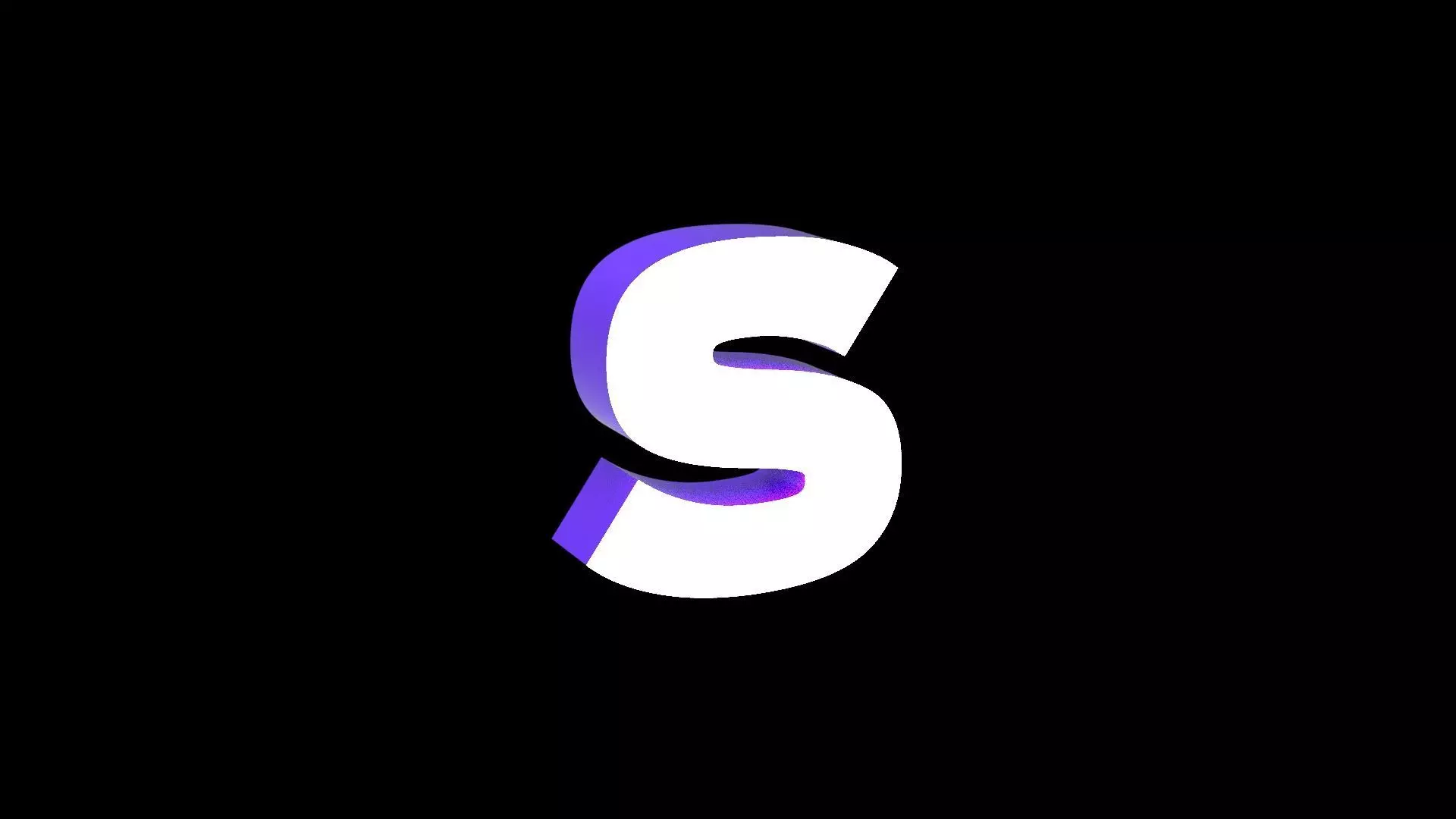 Led Light Sign letter S 3D print model_0