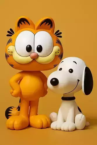 Garfield And Snoopy