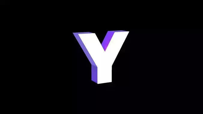 Led Light Sign letter Y