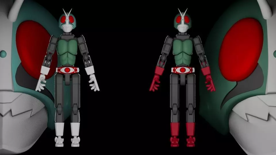 DUMMY FIGURE RIDER ICHGO AND NIGO 3D print model