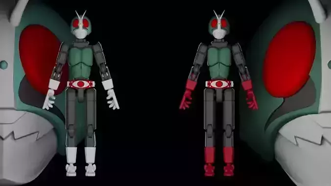 DUMMY FIGURE  RIDER ICHGO AND NIGO