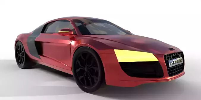 Audi r8 car Blender
