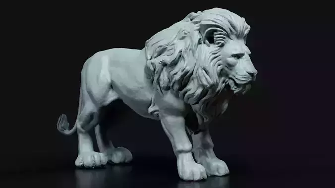 Lion Base Model 3D print model