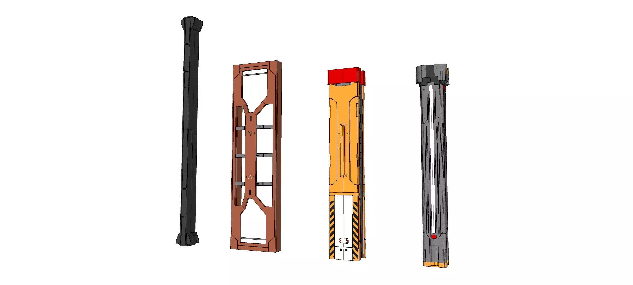 Sci-fi Architecture kitbash 57 3D model_21