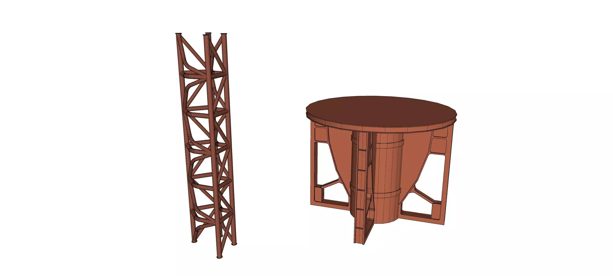 Sci-fi Architecture kitbash 57 3D model_29