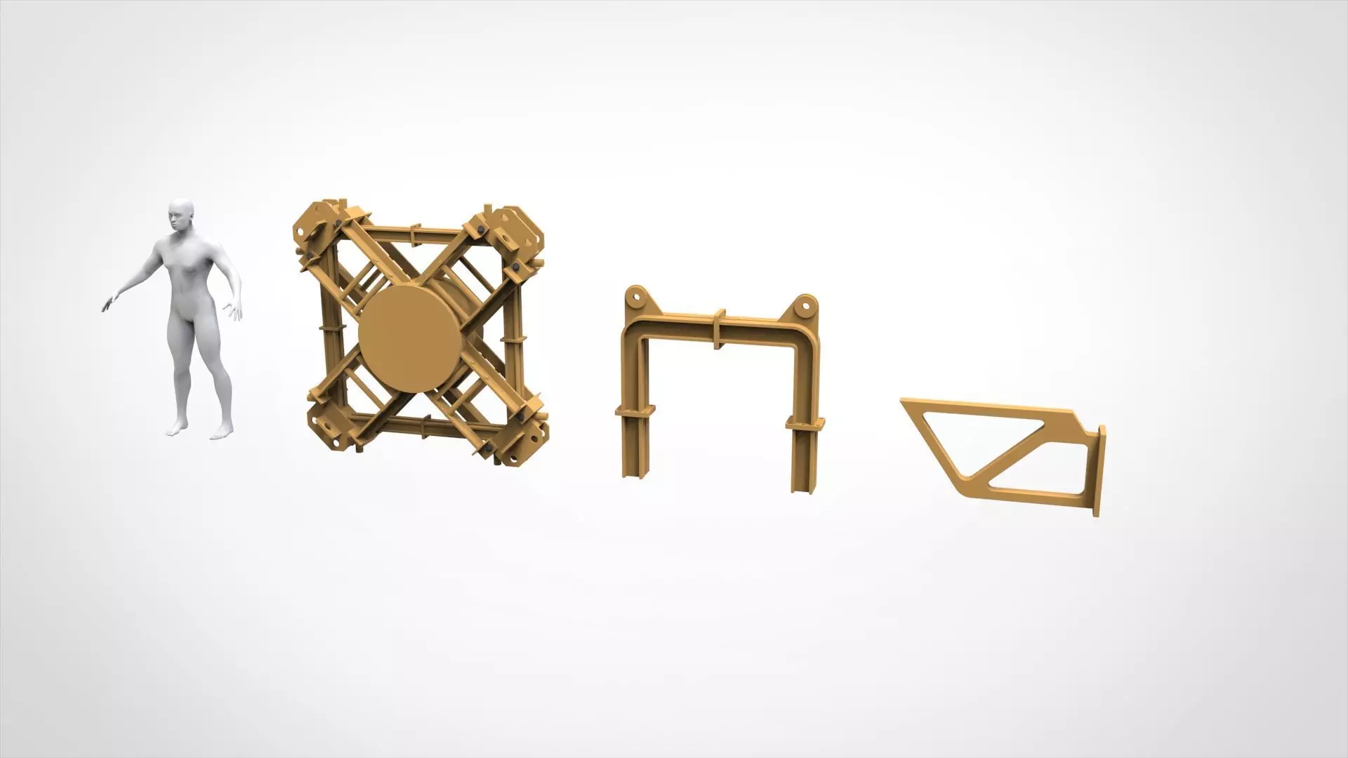 Sci-fi Architecture kitbash 57 3D model_12