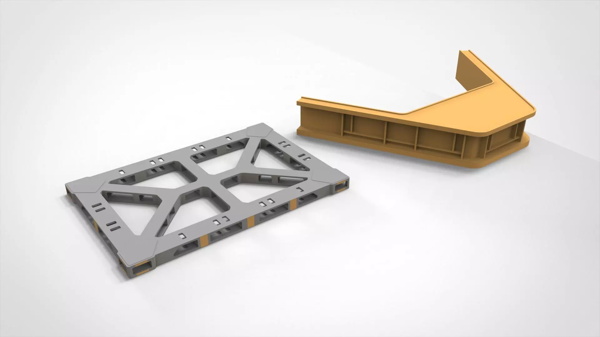 Sci-fi Architecture kitbash 57 3D model_14