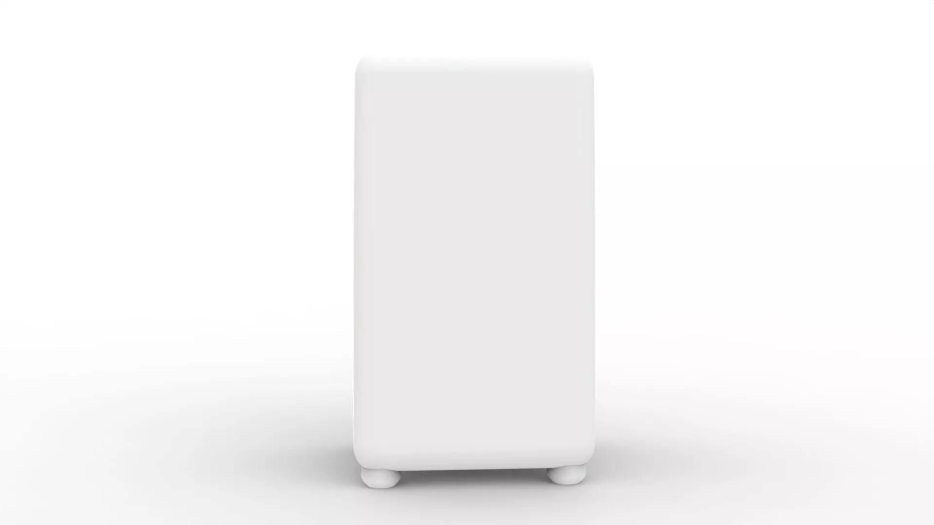 Retro Refrigerator 3D Printable 3D print model_4