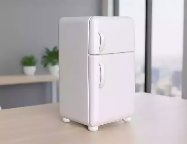 Retro Refrigerator 3D Printable