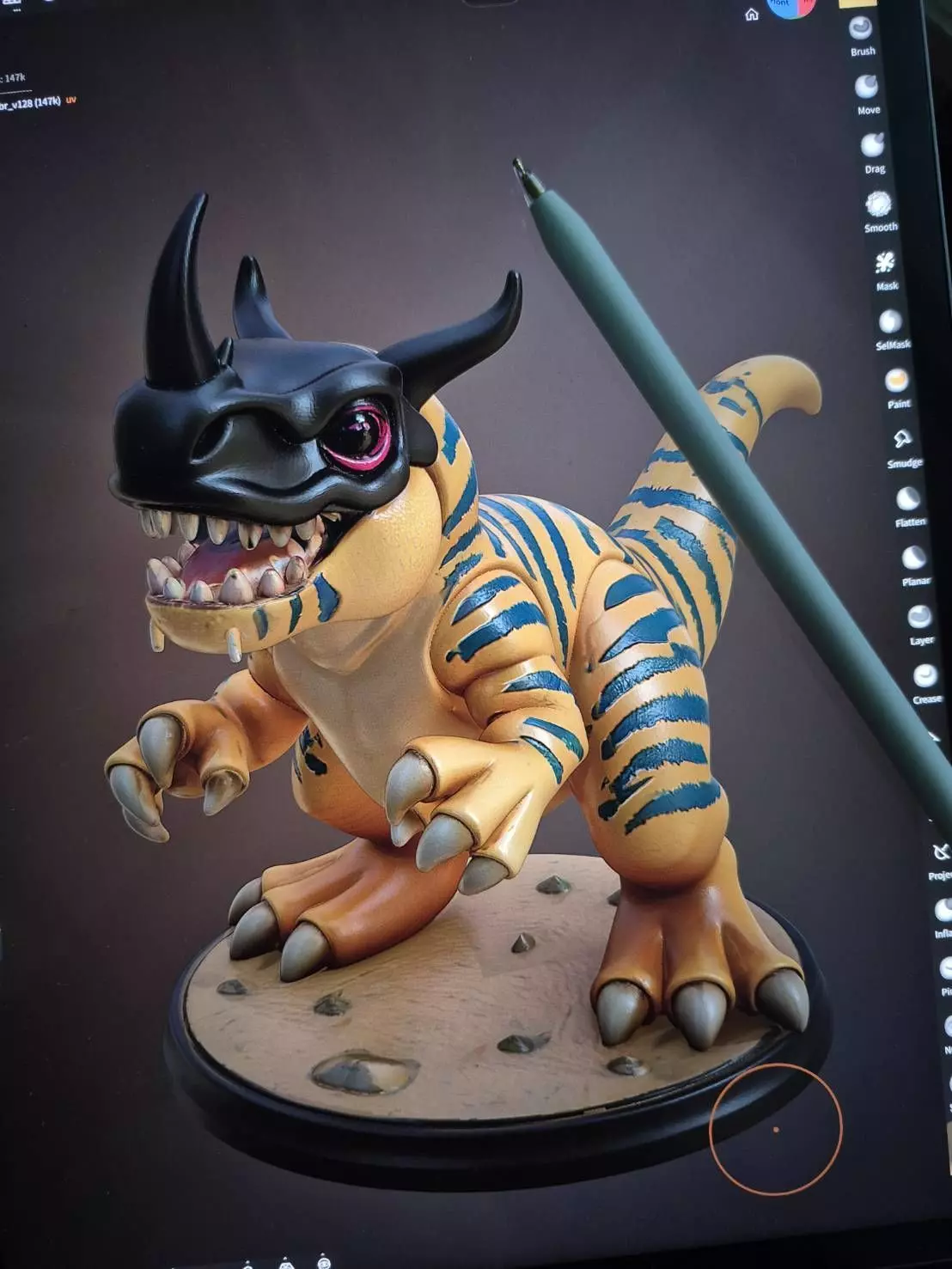 Greymon 3D print model
