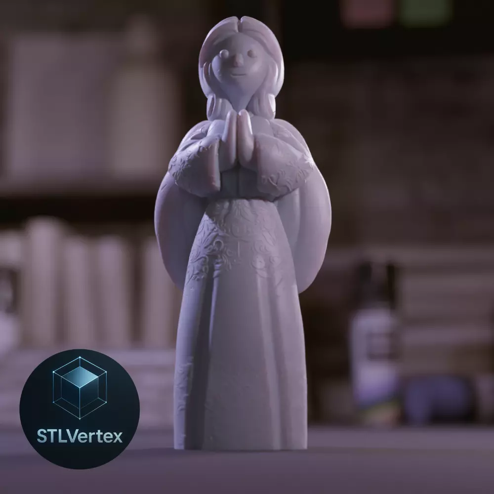 Angel 3D print model_0