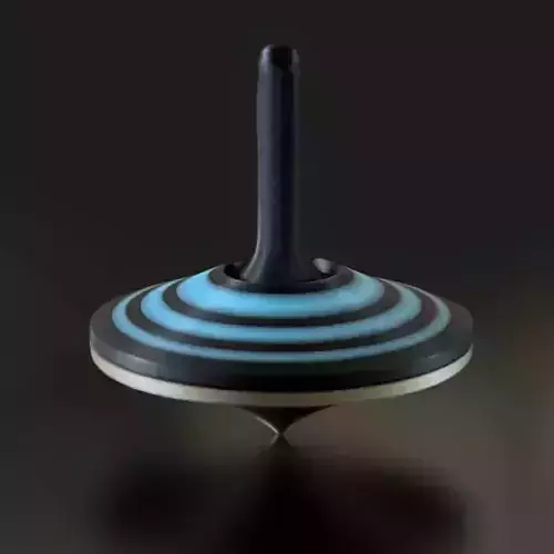 3D Printable Spinning Top Toy STL  3D print model