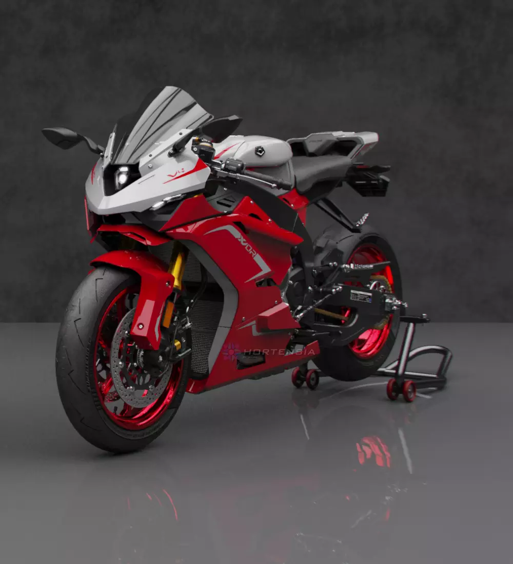 Trisula XV-0RS V4 Engine Superbike Concept 3D model_0