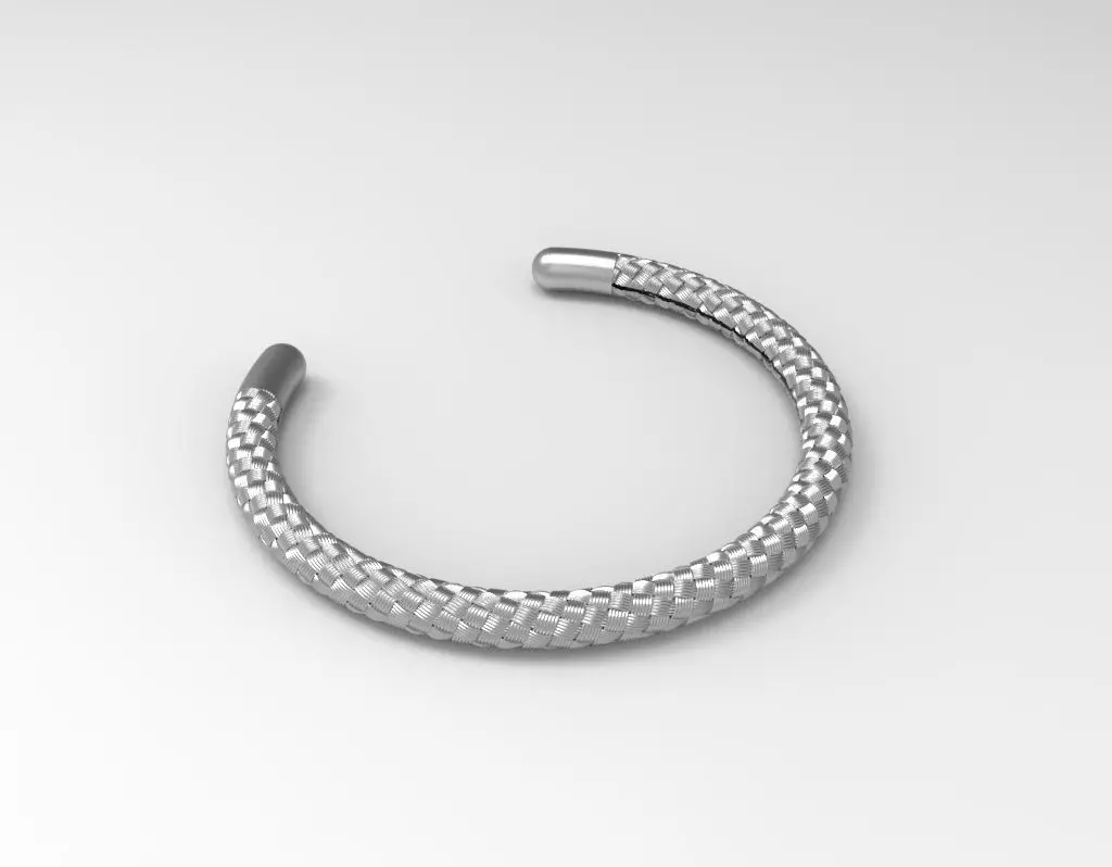 Gold Gents kada Free 3D print model