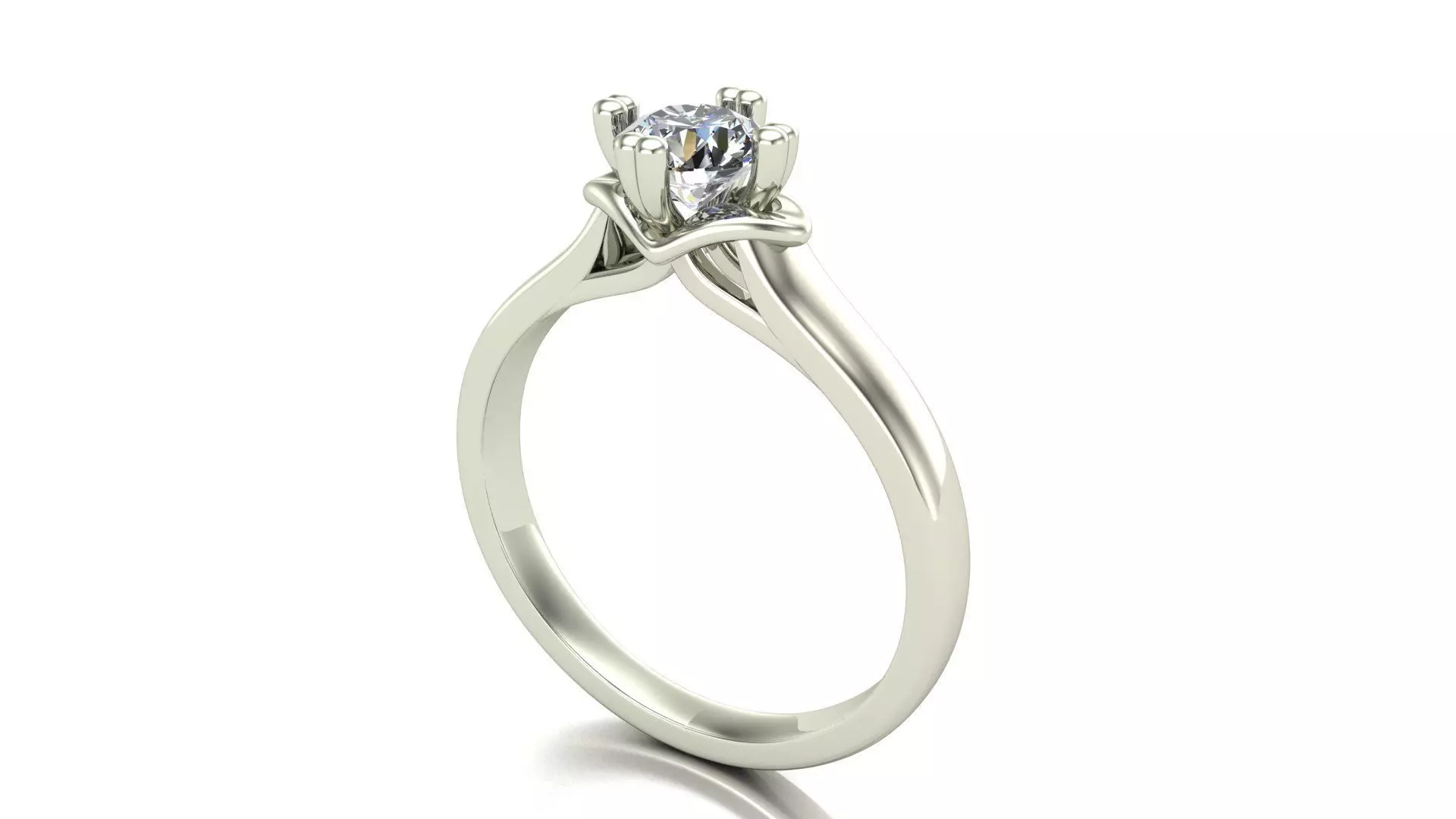 Diamond Ring 3D print model_1