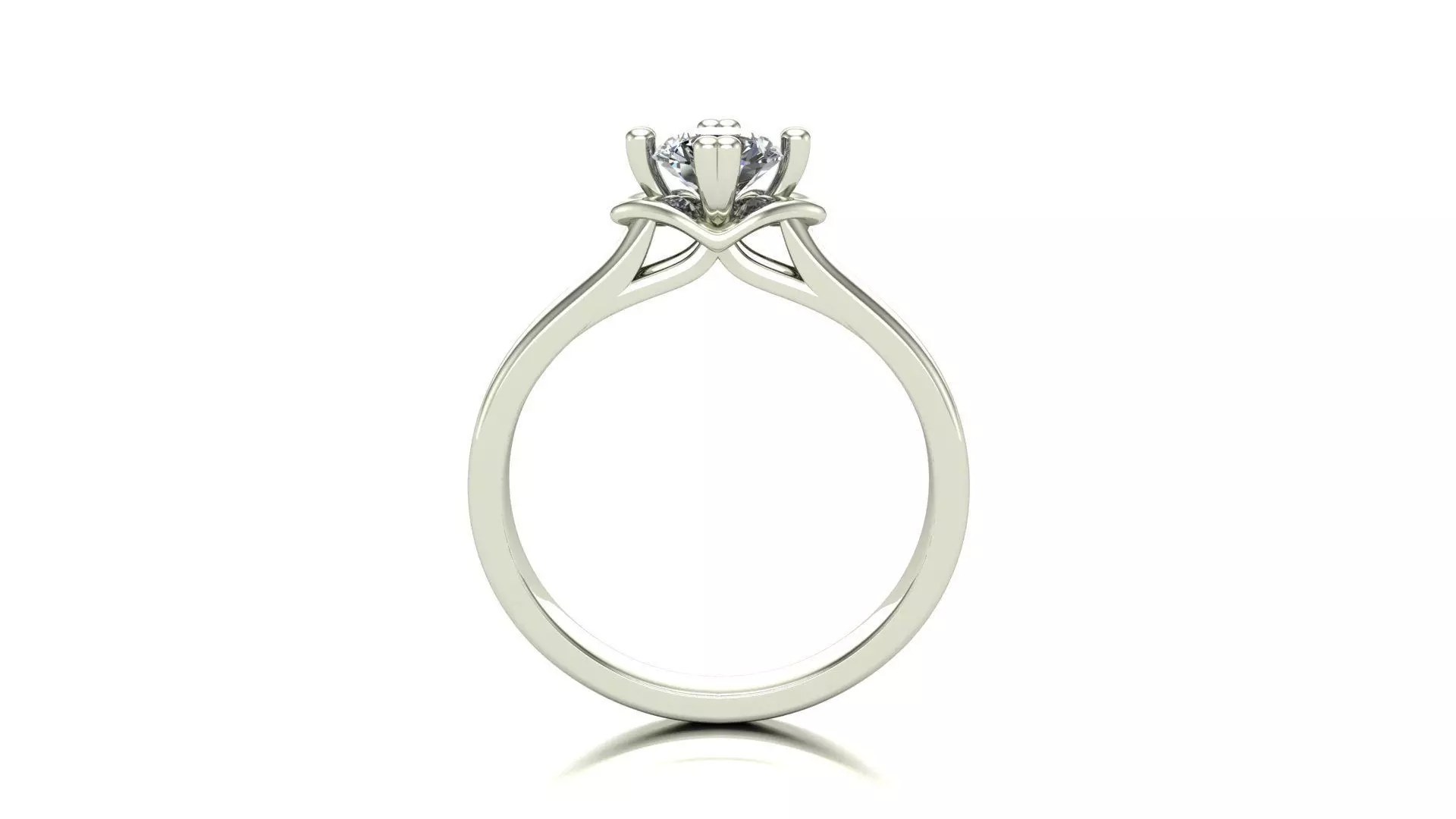 Diamond Ring 3D print model_4