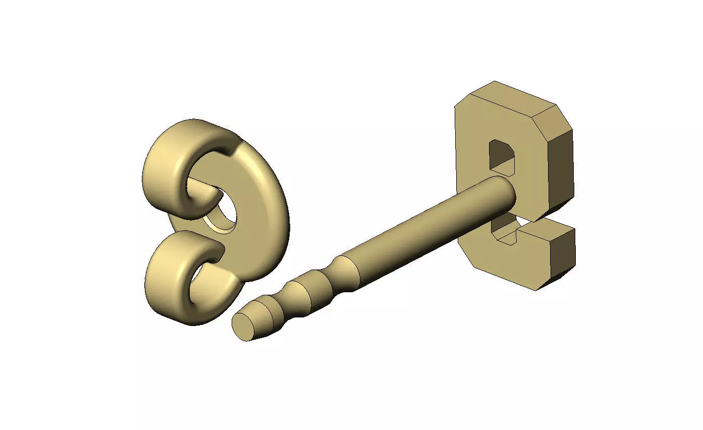 9 nine number varsity font stud earring 3D print model_9