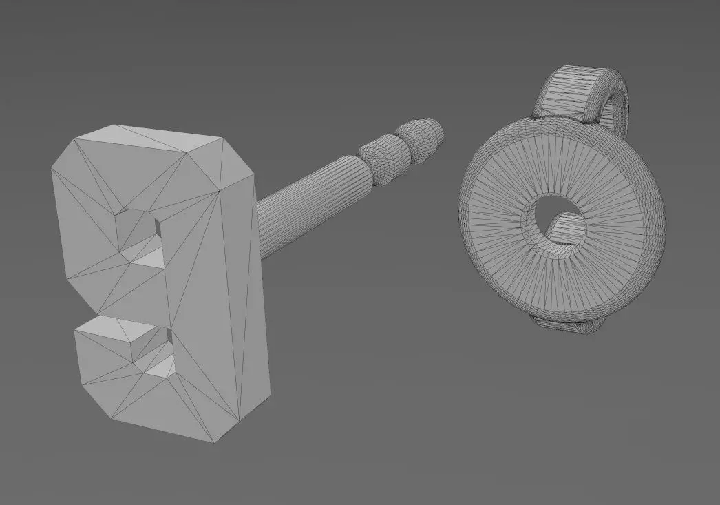 9 nine number varsity font stud earring 3D print model_13