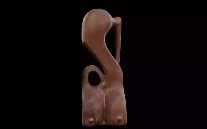 Okhuo Female Form Low-poly 3D model Okhuo Female Form Low-poly 3D model