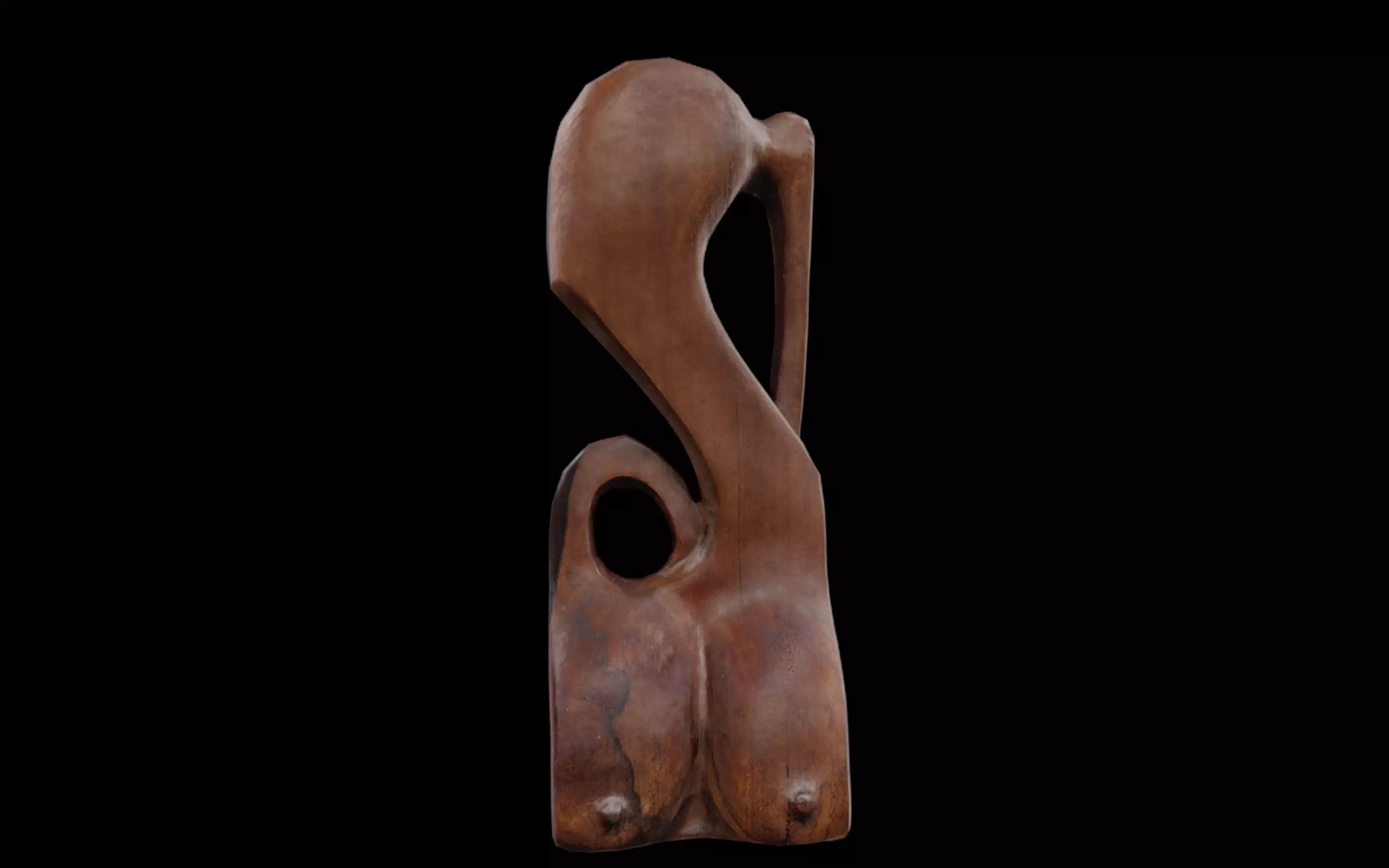 Okhuo Female Form Low-poly 3D model_0