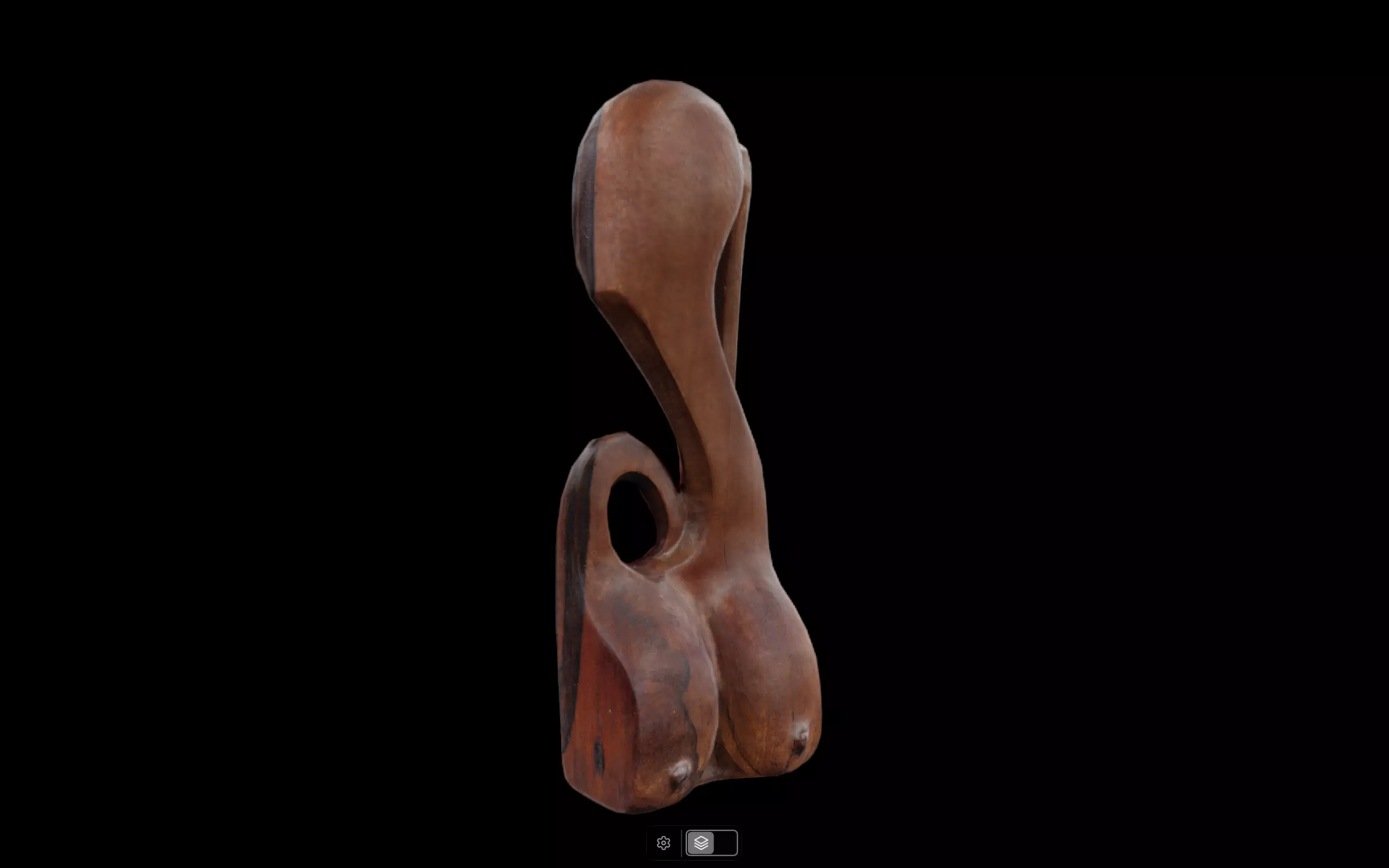 Okhuo Female Form Low-poly 3D model_4