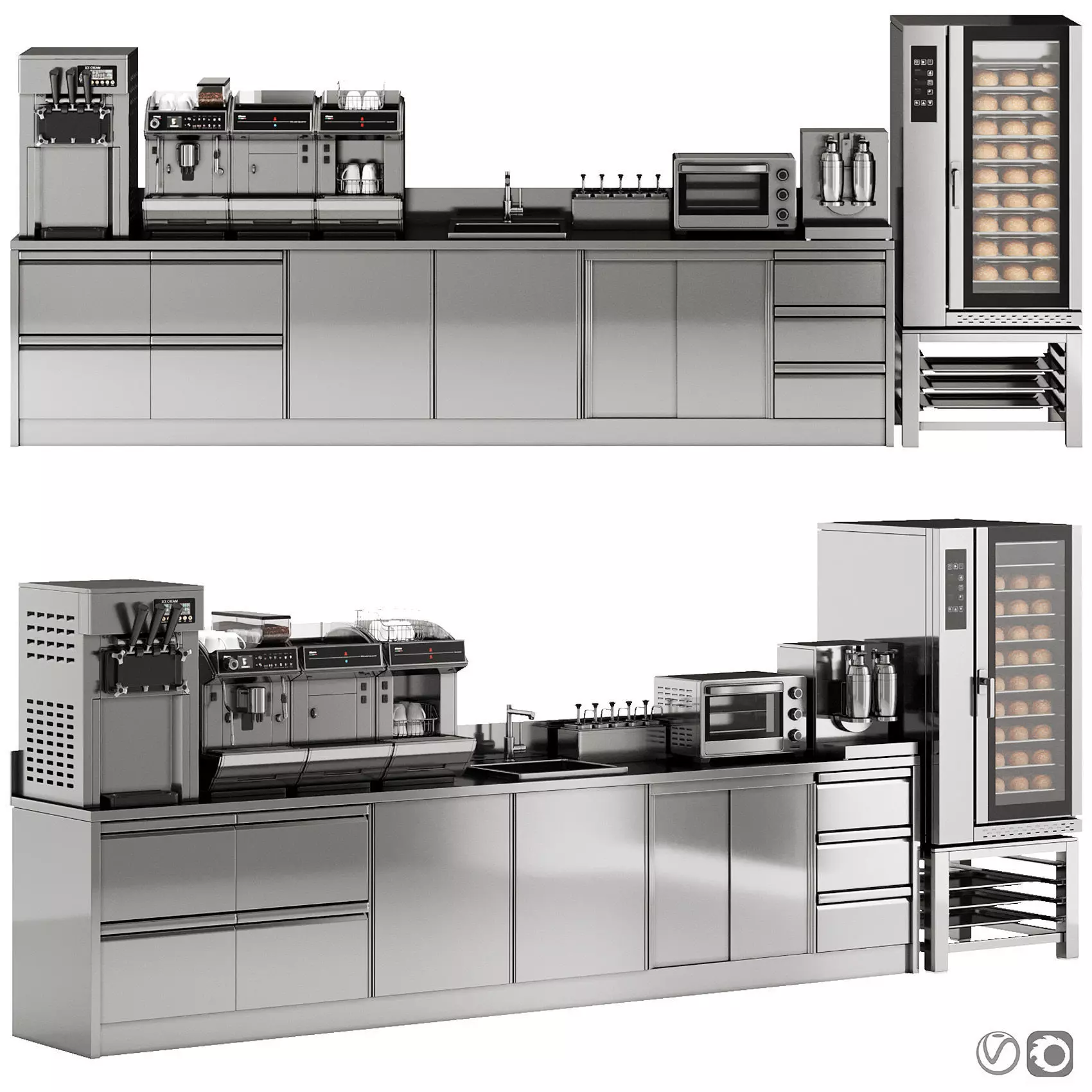 Equipment for cafes and restaurants  3D model_0