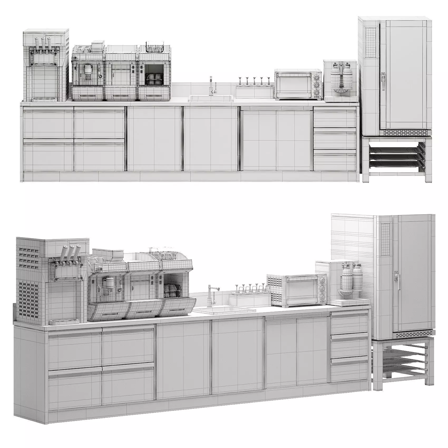 Equipment for cafes and restaurants  3D model_8