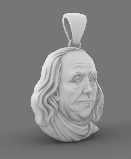 face benjamin Wisdom 3D print model_4