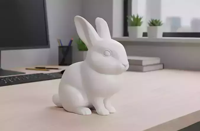 Sculpted Rabbit 3D Printable