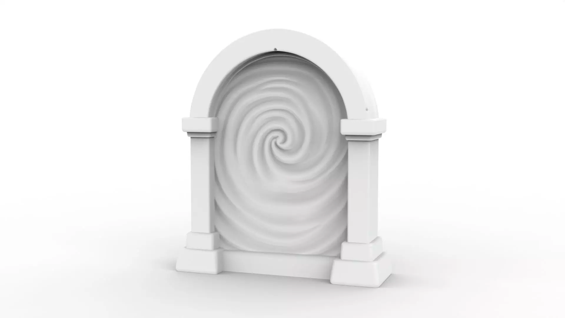 Stylized Portal 3D Printable 3D print model_5