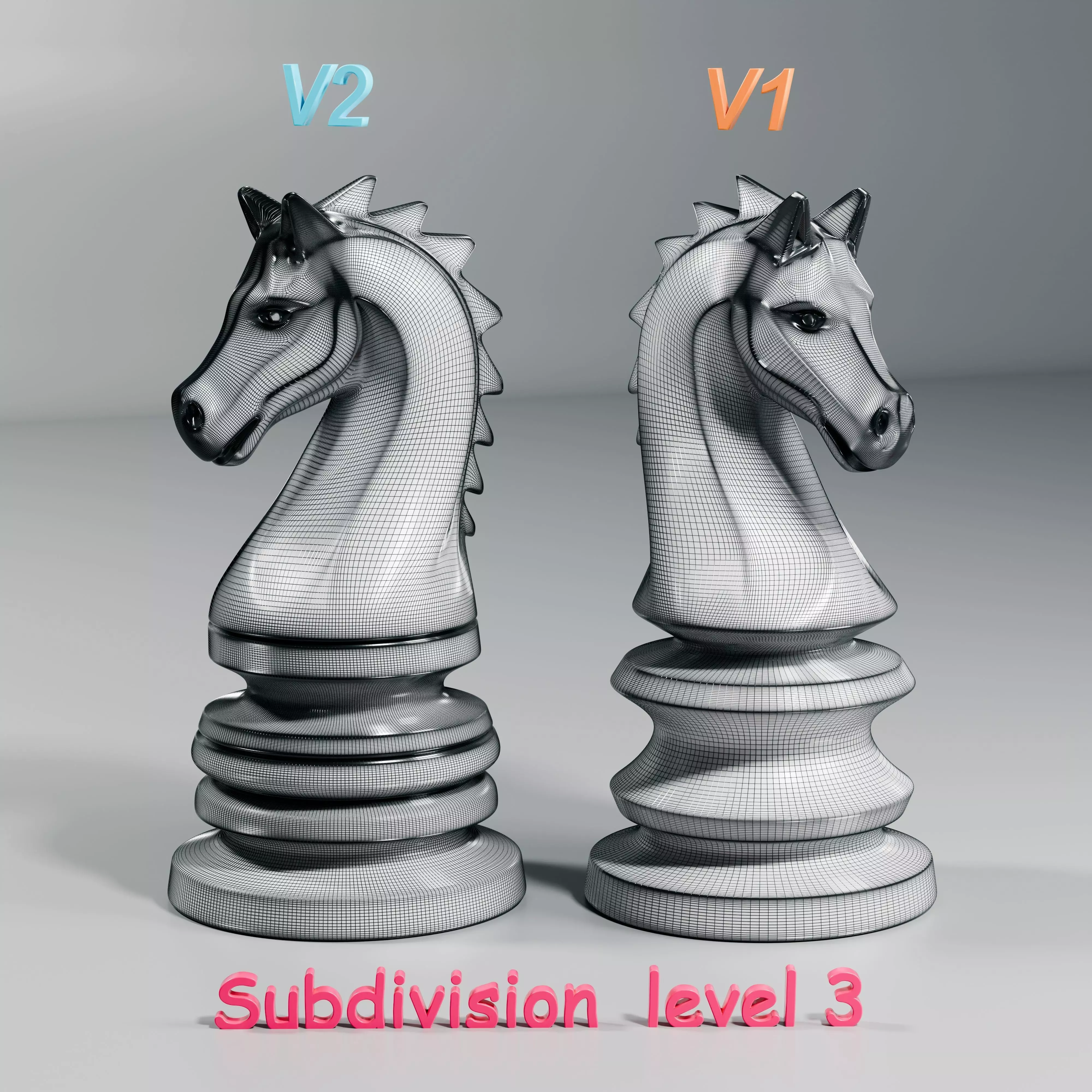 Imperial Chess Pieces Set 3D print model_28