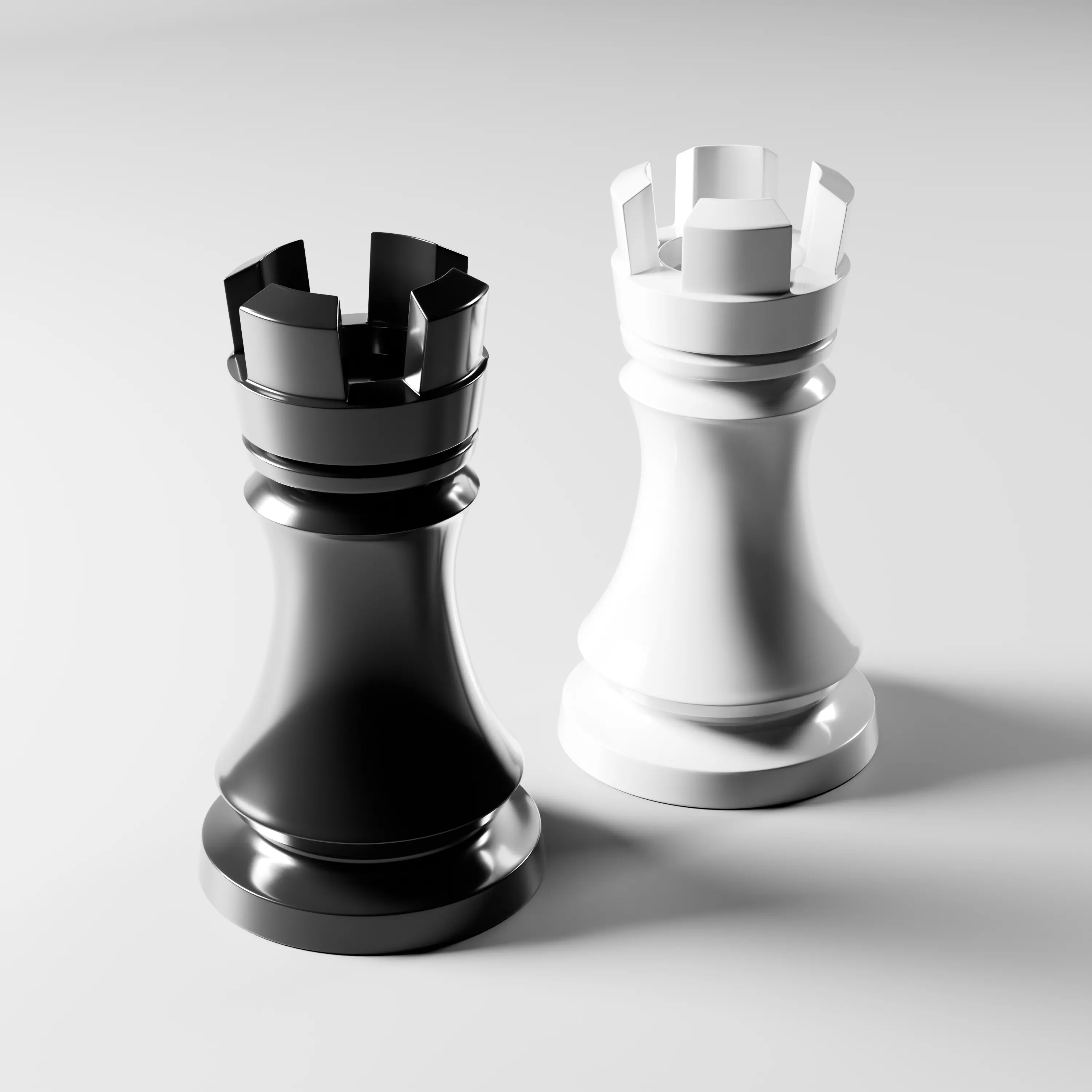 Imperial Chess Pieces Set 3D print model_7
