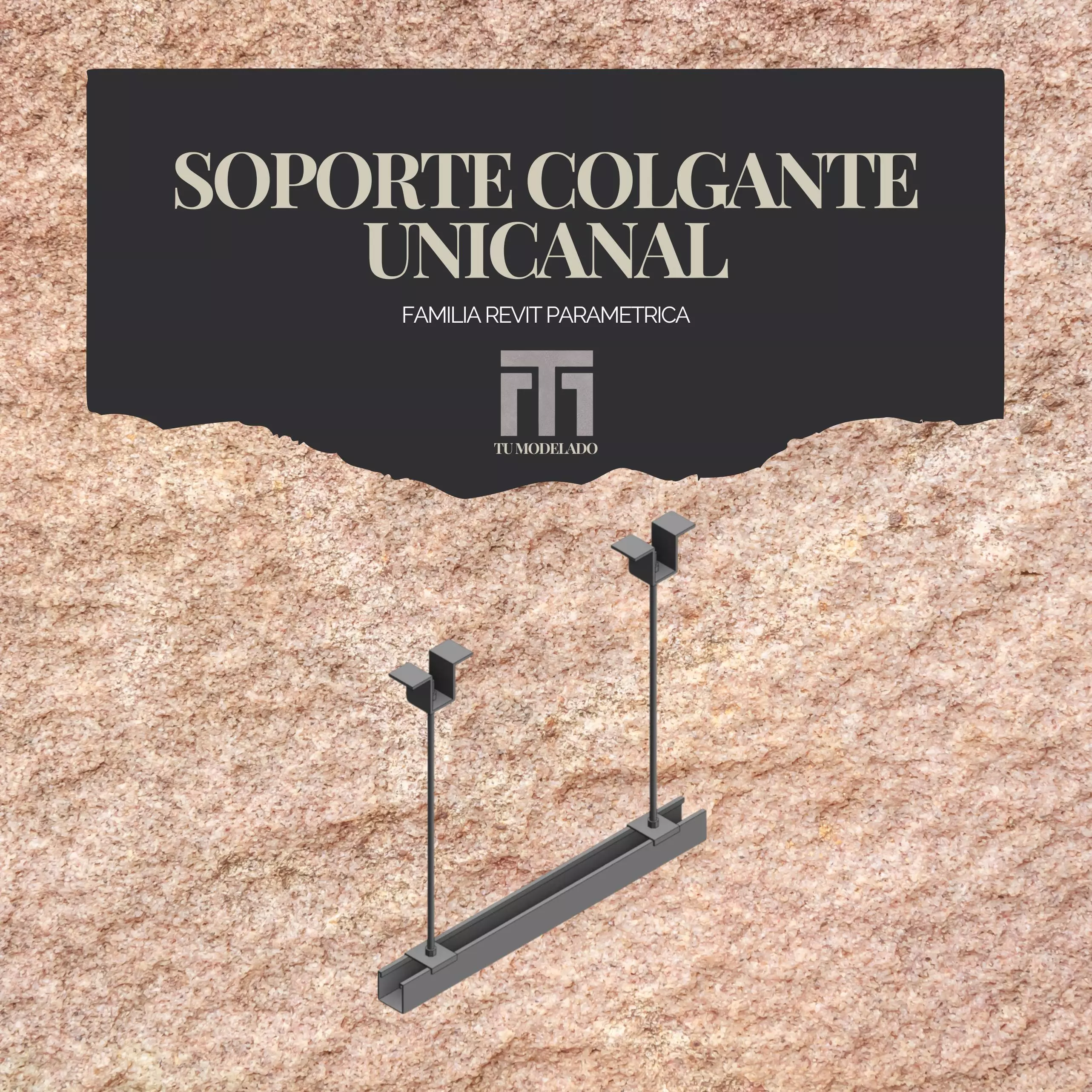 Strut Channel Trapeze Hanger - Revit Family 3D model