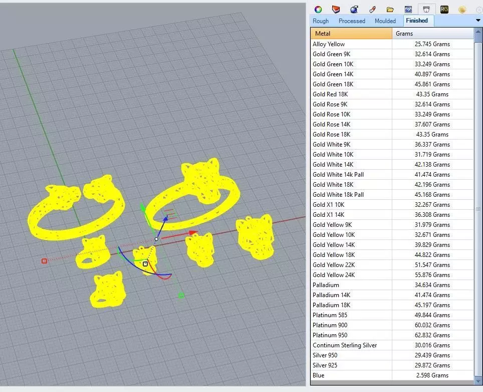 Leopard or Panther head set 3D print model_22