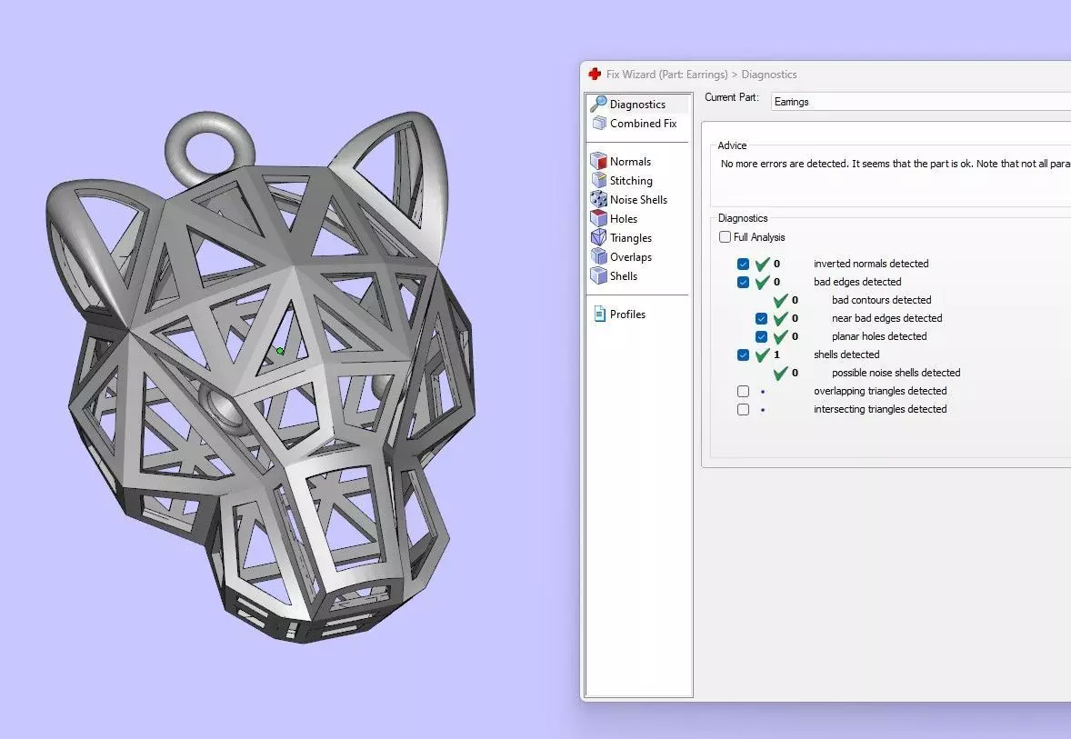 Leopard or Panther head set 3D print model_11