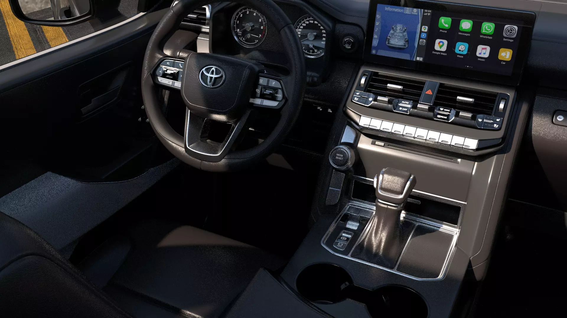 Toyota Land Crusier  -Rigged- Render Ready-unreal-vray-redshift 3D model_9